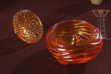 轮回供养系列-轮回薰香炉 琉璃香炉