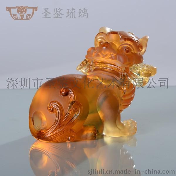 【招财如意】琉璃貔貅 琉璃摆件 琉璃车饰