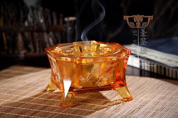 塔香炉盘香炉檀香炉 福报琉璃熏香炉